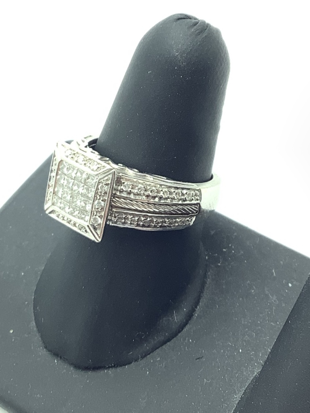 Charriol Flame Blenche 14K Diamond Ring Size: 6